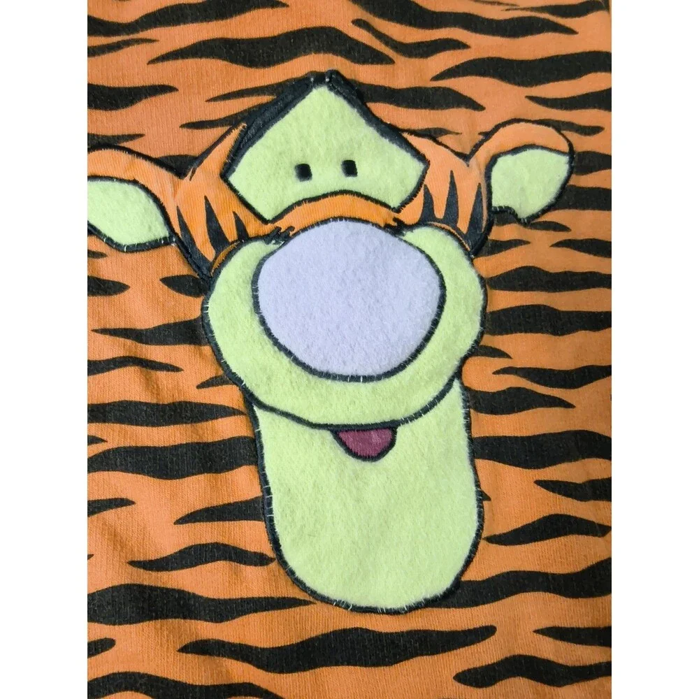 VTG Winnie The Pooh Tigger Jumpsuit Baby 12  Month Disney One Piece Embroidered